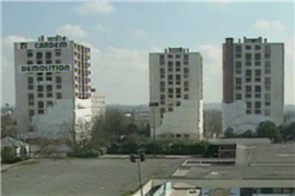 France’s triple tower demolition