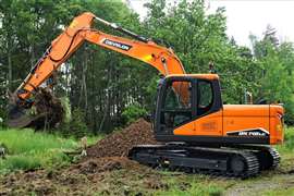 Develon unveils 14 tonne excavator for Europe