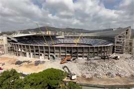 Project update: Barcelona’s Camp Nou football stadium