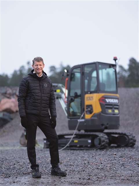 Melker Jernberg, President of Volvo Construction Equipment