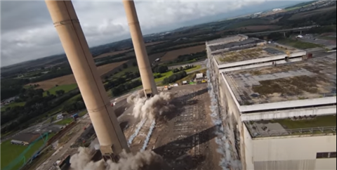 Ferrybridge Power Station chimney stacks