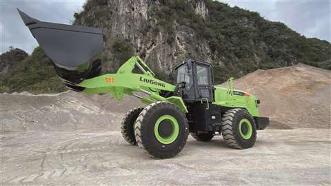 LiuGong’s electric remote controlled wheeled loader