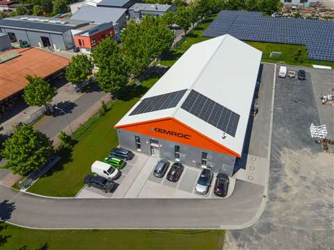Kemroc's new warehouse at its headquarters in Hämbach, Germany.
