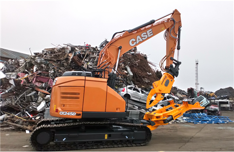 Case short reach excavator