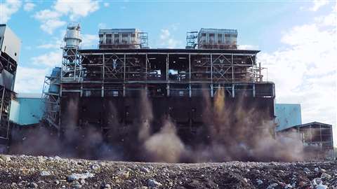 Munmorah Power Station Boiler Drop