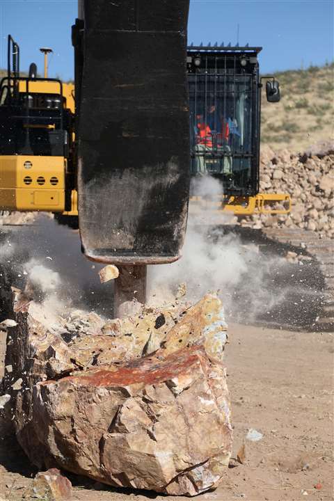 Caterpillar’s new Performance Series Hammers are designed for heavy-duty tasks including demolition.  