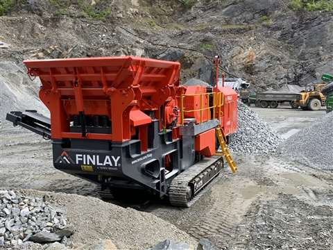 Finlay J-1175 jaw crusher