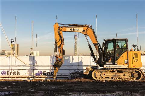 Erith excavates a site in London's Baker Street.