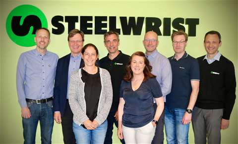 Steelwrist’s management team, with CEO Stefan Stockhaus second from the left. 