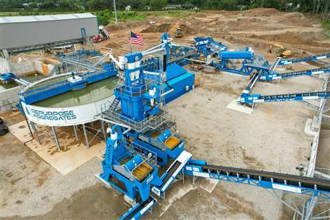Repurpose Aggregates' new recycling plant from CDE Global.