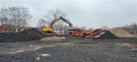 Rockster R1100DS Impact crusher