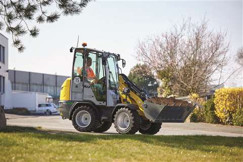 Zero-emissions wheeled loading from Wacker Neuson. 