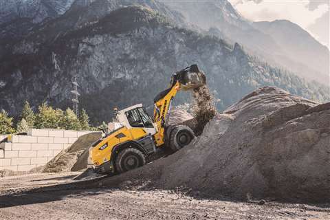 Liebherr’s new mid-sized wheeled loader. 