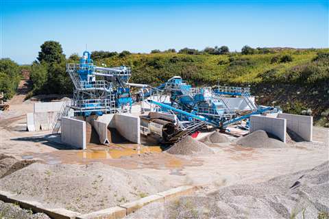 CDE trommel fines plant designed and engineered for Skipway.