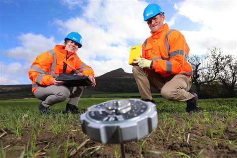 RWO’s new geotechnical team Chris Rudd (right) and Angela Baird (left)