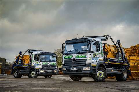 Clearaway's new Mercedes-Benz Atego 1524 skiploaders