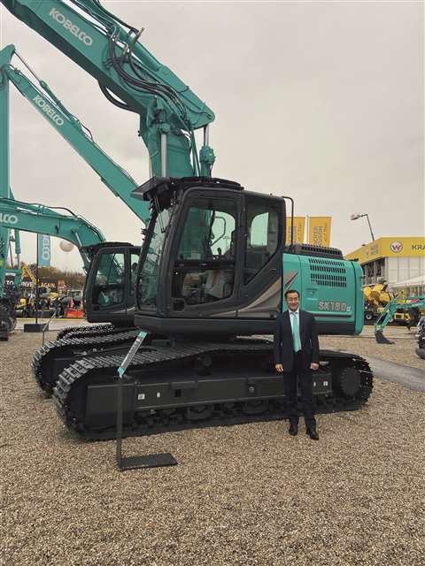 Kobelco Europe managing director Makoto Kato. 