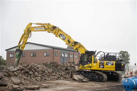 Cawarden Komatsu excavator