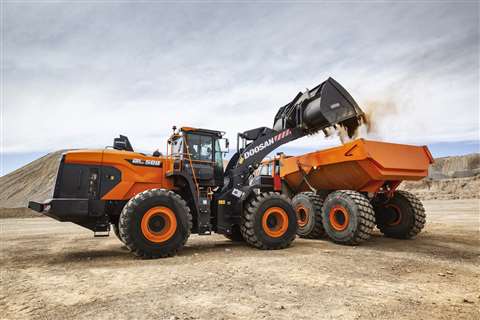 Doosan DL580-7 wheeled loader