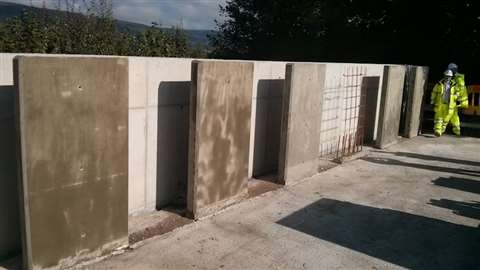The Materials for Life project tested different self-healing concrete techniques on Costain's Heads of the Valleys project in Wales.