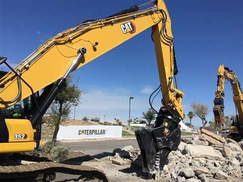 Caterpillar 352 Straight Boom excavator