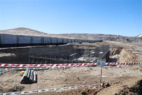 Construction site of the new CWD Recycling Plant in Ulaanbaatar, Mongolia