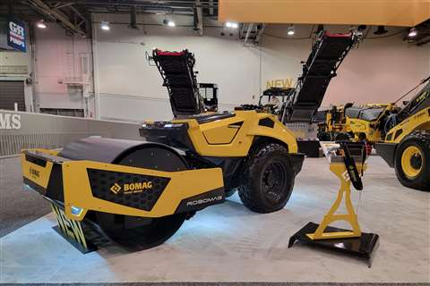 Bomag previews autonomous compaction robot