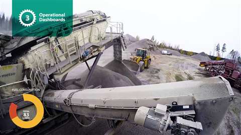 Metso Metrics allows users to see critical data