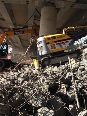 Controlled demolition web