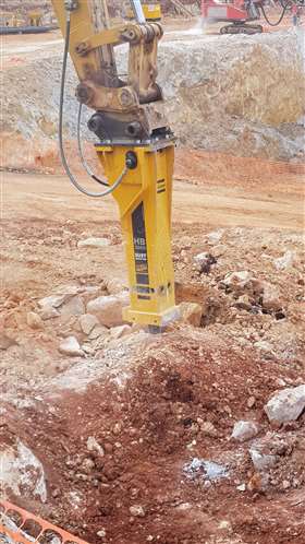 Epiroc's HB 3100 hydraulic breaker