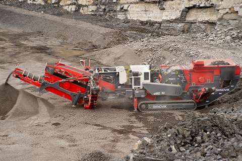 Sandvik QI442 impact crusher