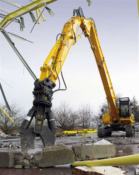 JCB has added three new multiprocessors for excavators from 15 tonnes to 50 tonnes, as well as a sev