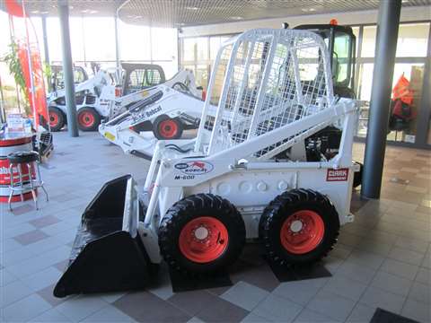 Restored Bobcat M-600D skid-steer loader