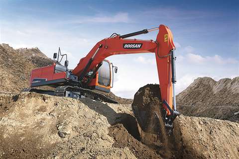 Doosan excavator