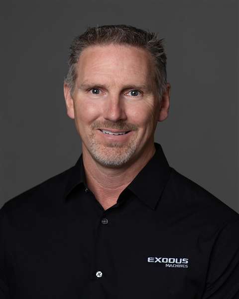 Brian Hawn, vice president service, Exodus Machines