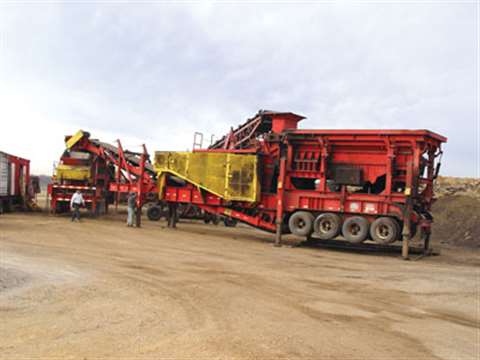 This Grasan KR1515 primary impact crusher has been moved more than 750 times and processed 18 millio