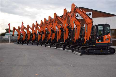 Bell Plant's new Doosan Next Gen mini excavators