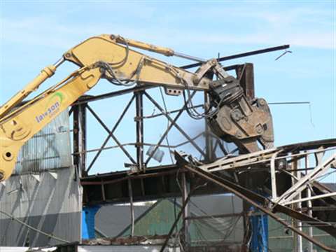 Part of the 30 hectare Orb steelworks in Newport, Wales, is being redeveloped for residential use