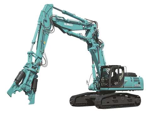 Kobelco’s new demolition machine makes its debut at Bauma ahead of full testing for the European mar