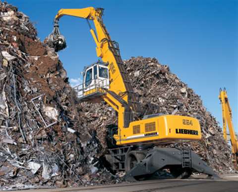 Liebherr material handlers are now available with the Vario Lift Plus system