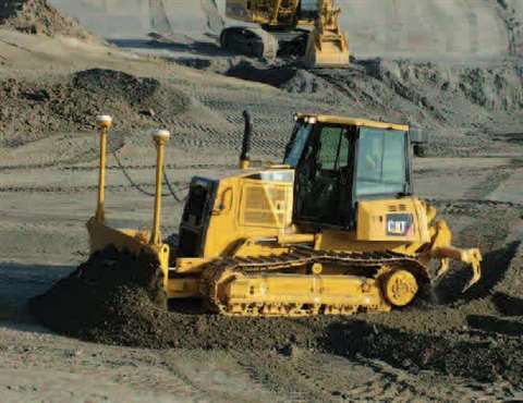 The D6K is the first Cat machine to feature its SystemOne undercarriage as standard.