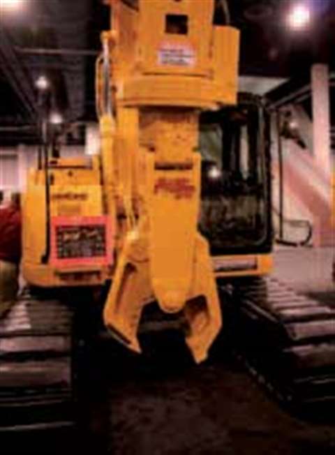 Allied Gator's new MTR 15 under the World of Concrete spotlights