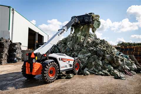 Doosan Bobcat's TL43.80HF Waste Expert Telescopic Loader
