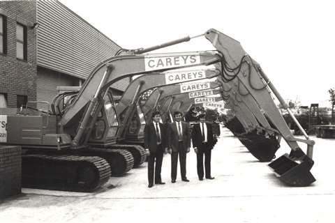 John, Tom and Pat Carey in 1983