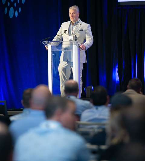 NDA president Chris Godek at the 2019 World Demolition Summit