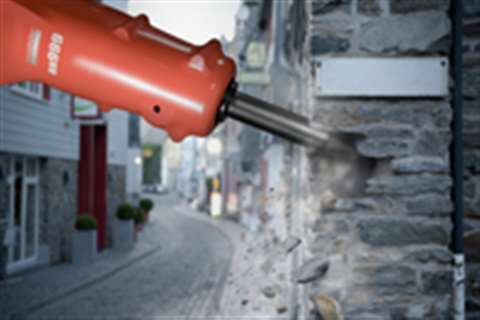 The BR999 is the largest of the three new Sandvik small breakers