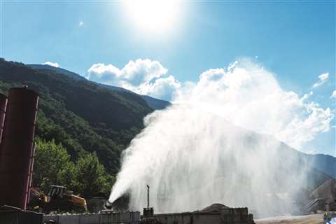 V22 Orca hybrid dust suppression machine