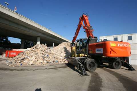 Swiss recycling operation Resag Recycler is one of the first customers for Hitachi’s Zaxis Z250W-3 w