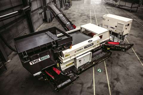 The Terex Ecotec TMS 320 Metal Separator