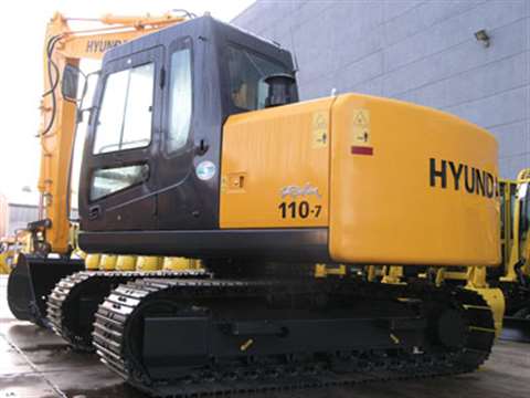 Samoter saw the launch of Hyundai’s –7A version of its 11 tonne excavator, the R110-7A. T